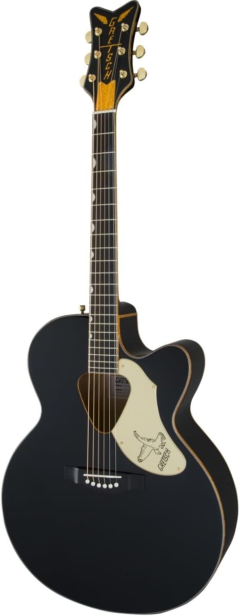 Gretsch G5022CBFE Rancher Falcon Jumbo Cutaway Acoustic-Electric Guitar - Black
