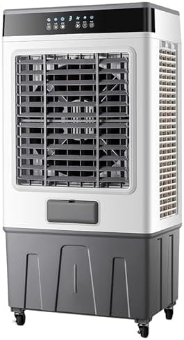 3-Speed Portable Air Conditioner Evaporative Cooler with Extra-Large Water Tank for Enhanced Cooling EfficiencySuitable for Large Rooms Gray 23.2in*15.7in*51.2in