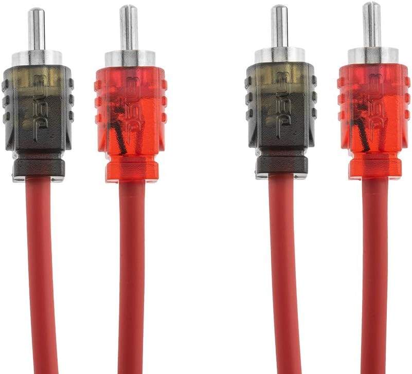 DS18 Car Audio Installation Cables Bundle - AMPKIT 4GA Amplifier Wiring Kit Amp, 100ft Speaker Wire CCA 16GA and 2X RCA Ultra Flex 2-Male to 2-Male 3ft - Superior Sound Quality for Your Stereo System