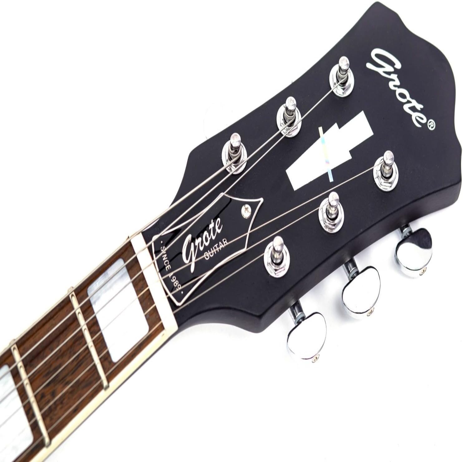 Electric Guitar Semi-Hollow Body Guitar Matte Finished ，Dual Coil Humbuck pickup， RD-100 Jazz Guitar with F-Hole,Maple neck,humbucker Pickups (GT335-04-green)