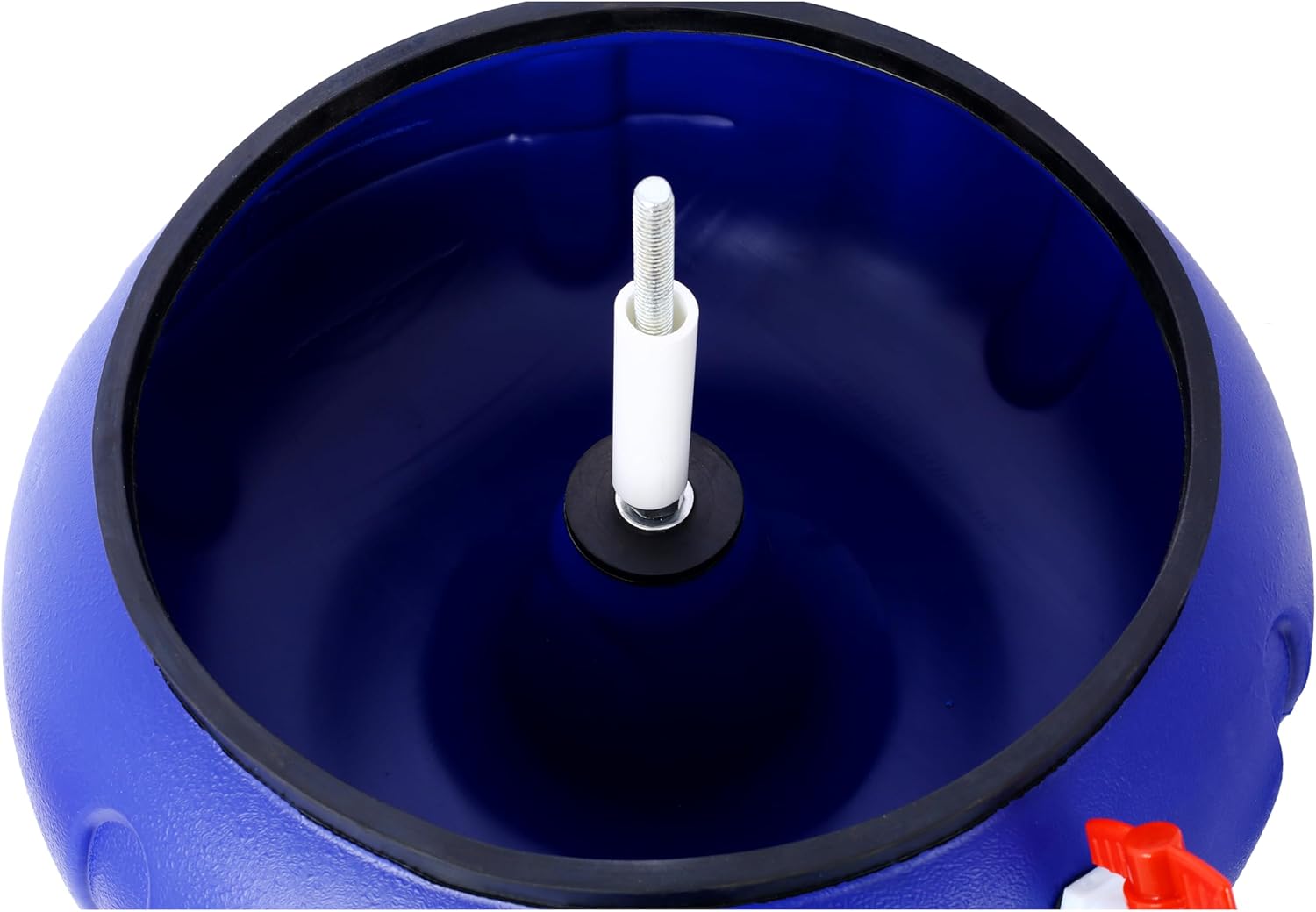 Electric Metal Parts Tumbler Plisher- Metal Polishing 18 lbs Vibratory Tumbler Rotary Vibratory Bowl Metal Cleaner Bowl Finishing Machine Cleaning Tumbler Industrial Polisher Heavy Duty