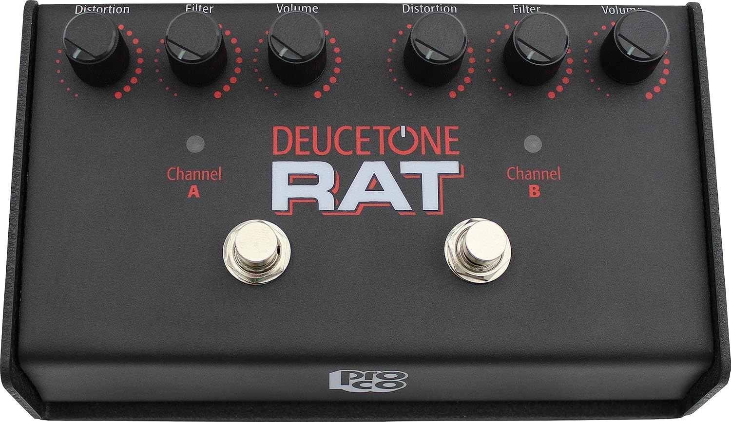 Pro Co Deucetone RAT Dual Distortion/Fuzz/Overdrive Pedal