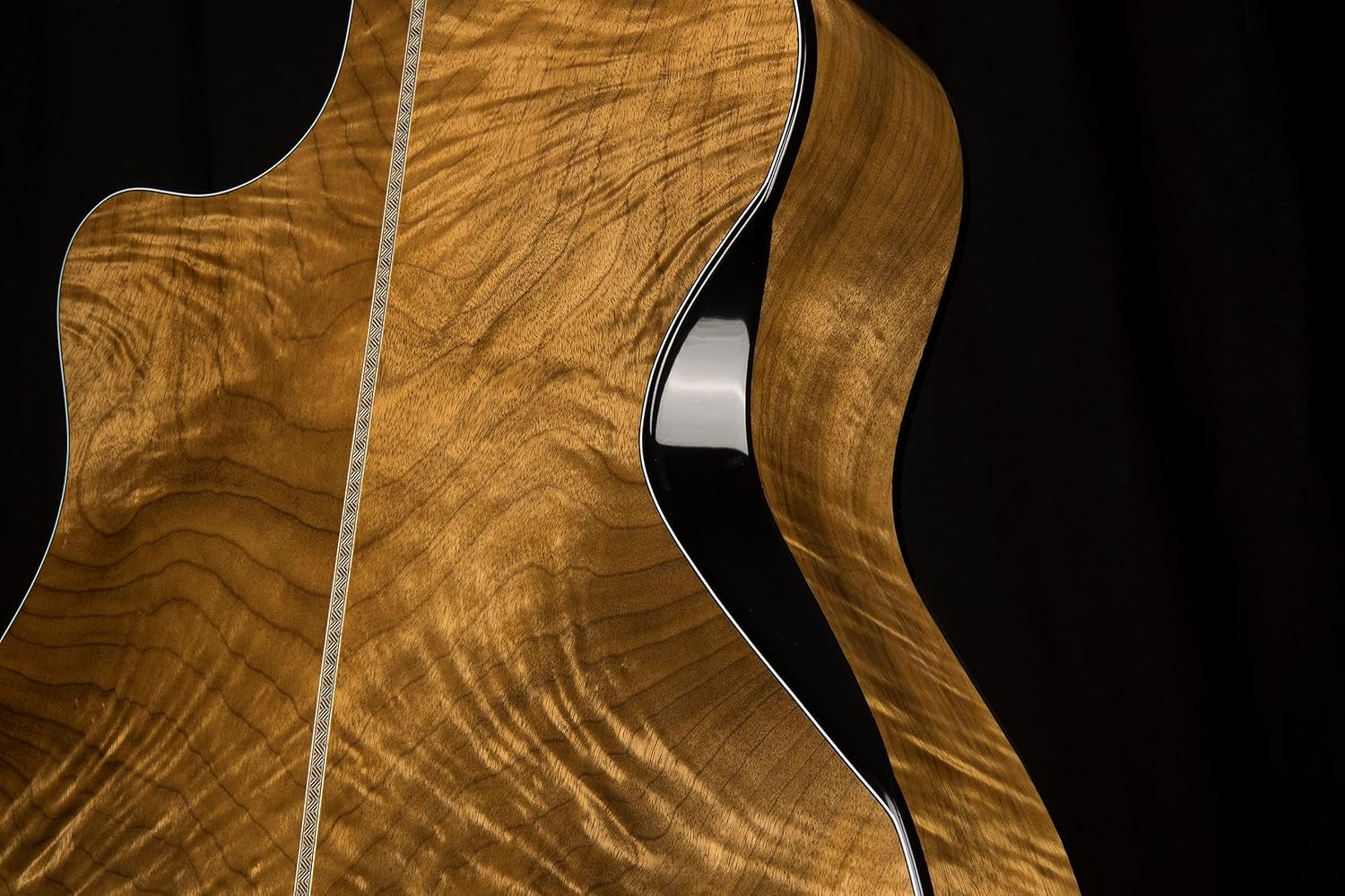 Cort Gold Series Gold Edge Acoustic-Electric Guitar, Natural Glossy