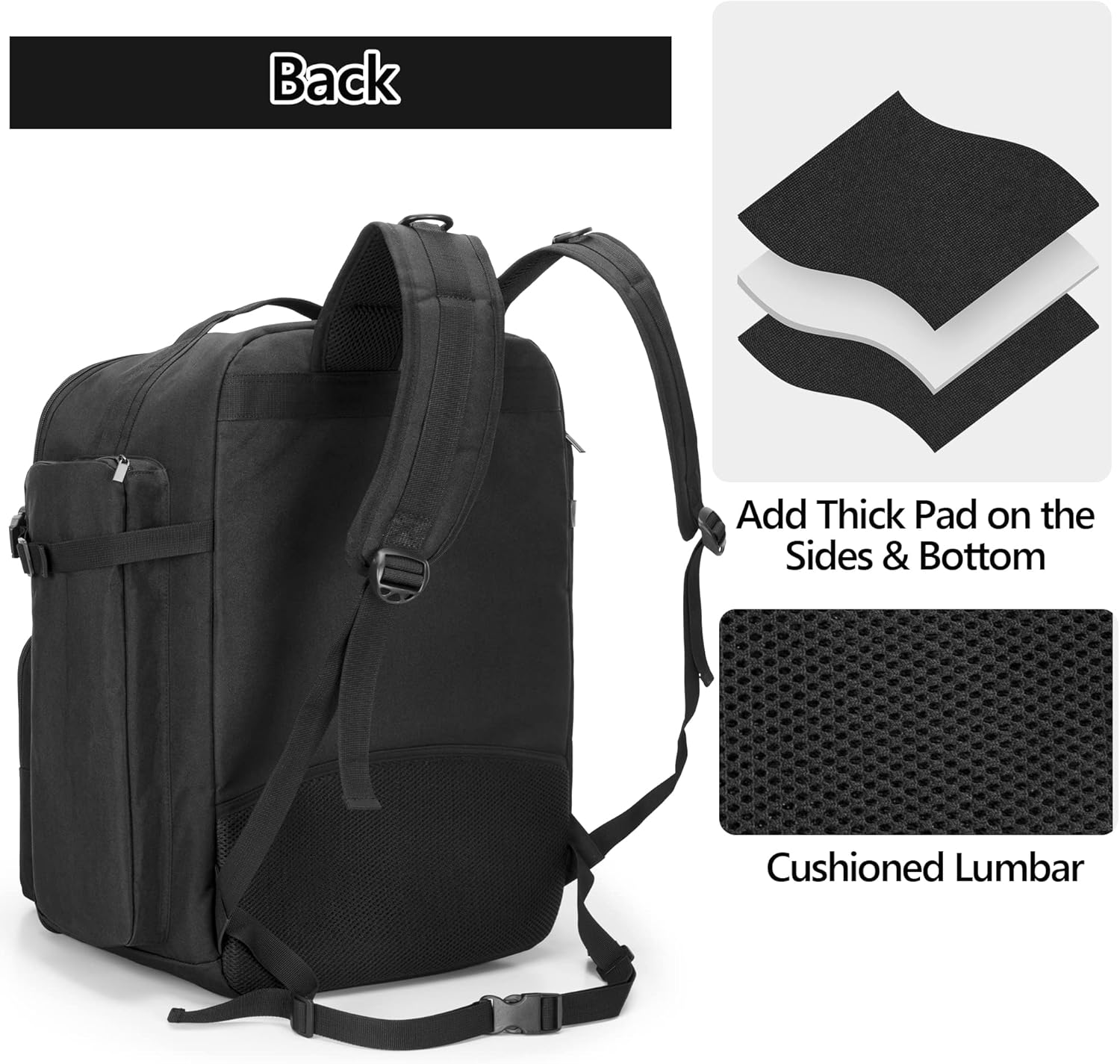 RC Backpack for 1/10 Car, RC Storage Bag with Multi Pockets for Tools and Other Accessories, Easy Carrying with Adjustable Shoulder Strap (Patent Design)