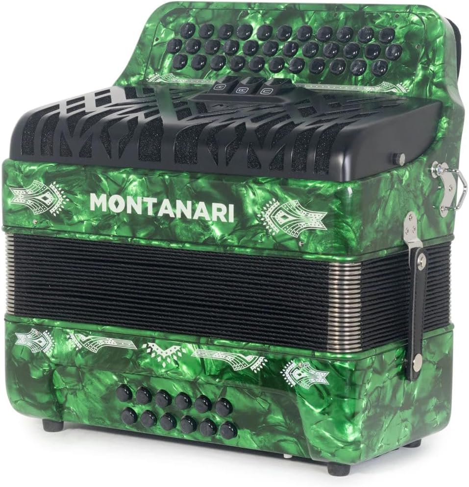 Montanari CM II Accordion 3 Switch 3412 EAD Green