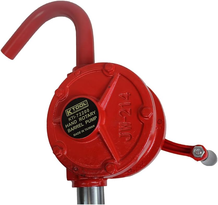 K Tool International Hand Rotary Style Barrel Pump