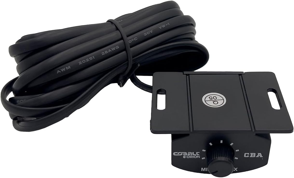 Orion Cobalt CBA2000.1D Monoblock 1-Channel Class D Amplifier for Car Subwoofer, 2000W MAX, 1/2/4 Ohm Stable, Adjustable Low Pass with Bass Boost, MOSFET Power Supply, Bass Knob Included