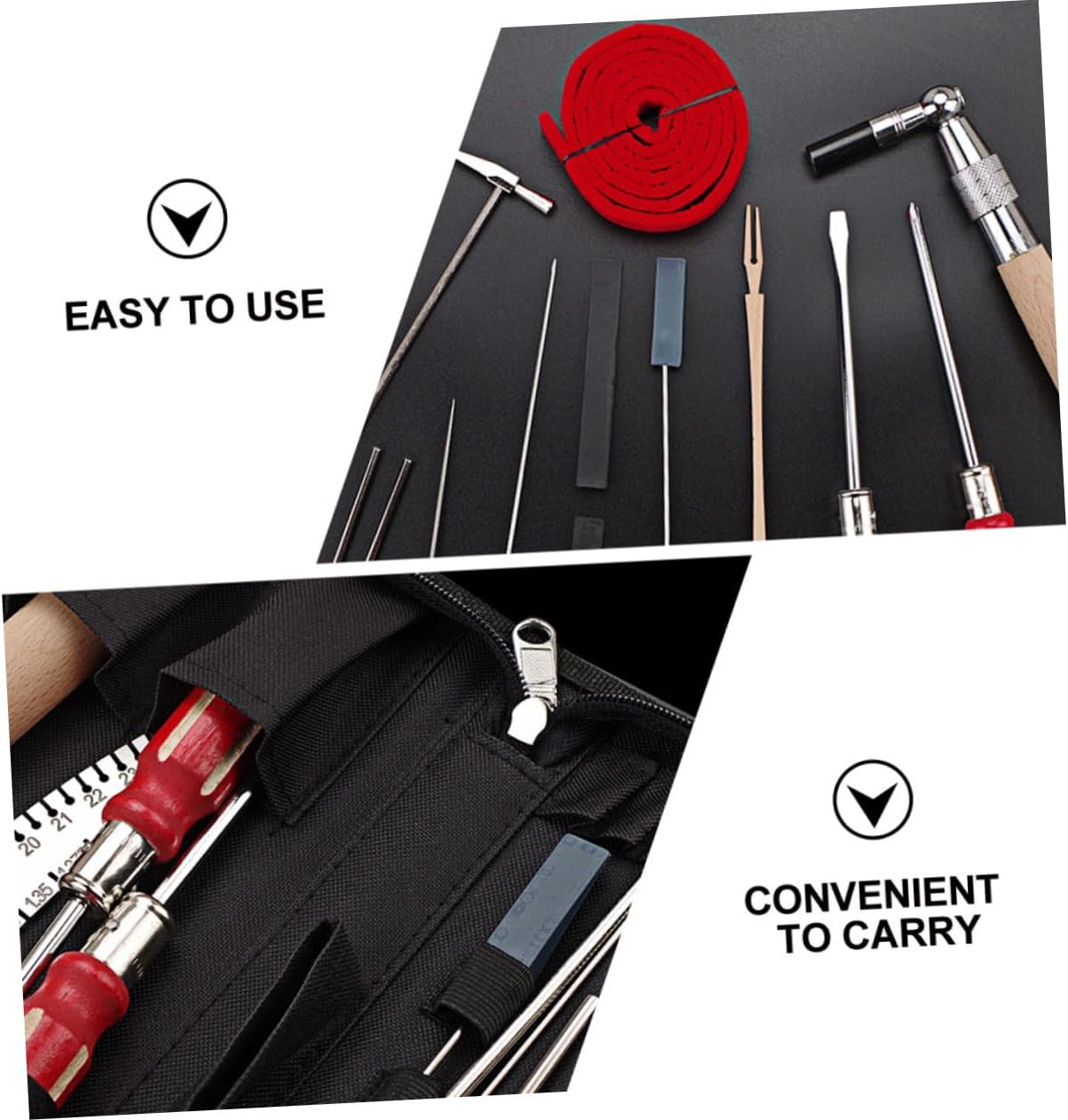 Professional Piano Tuning Kit 1 Set Tuning Hammer Mute Strip for Piano Accessories