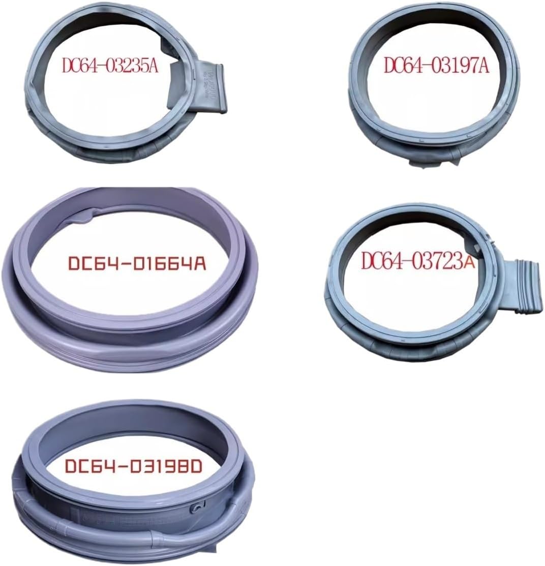 Drum Washing Machine Door Seal，compatible For Samsung，DC64-03197A DC64-03235A/B DC64-1664A DC64-03198D DC64-03723A Rubber Sealing Ring(DC64-03197A)