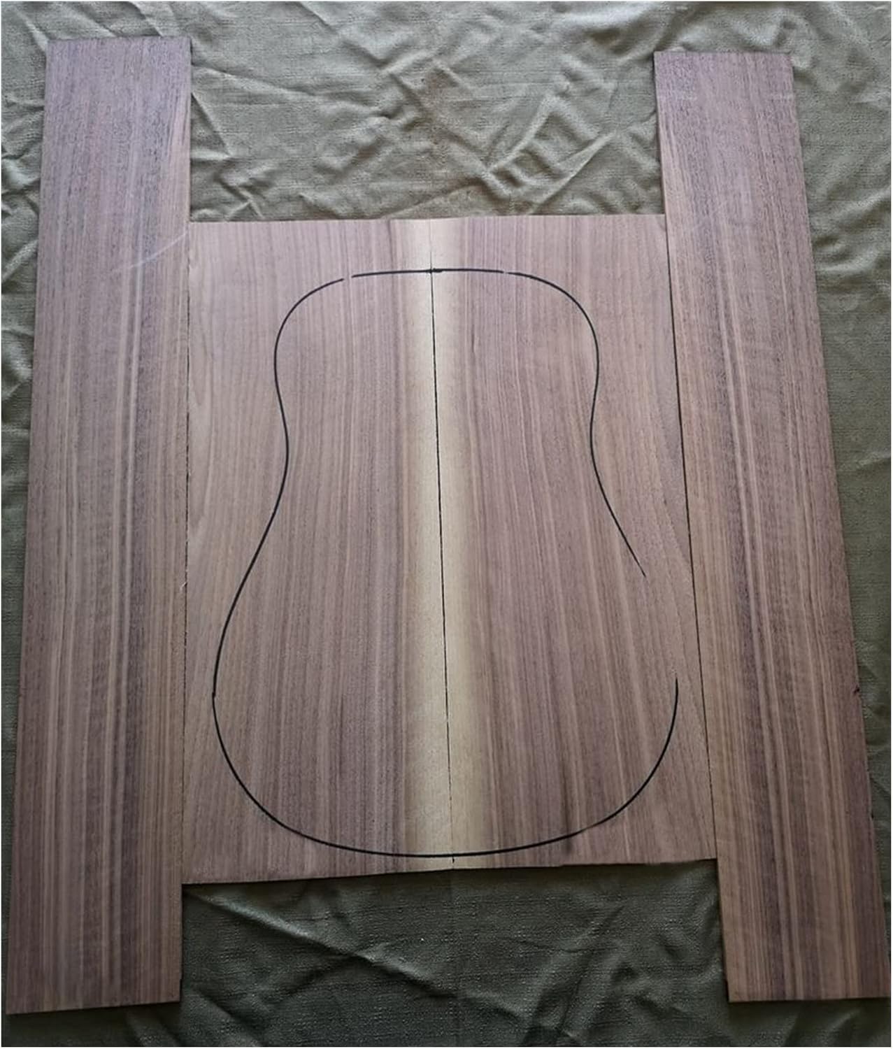 1 Set Guitar Back and Side Kit 41inch Guitar Panel Guitarra Making Material DIY Guitar Kit (Color : 12)