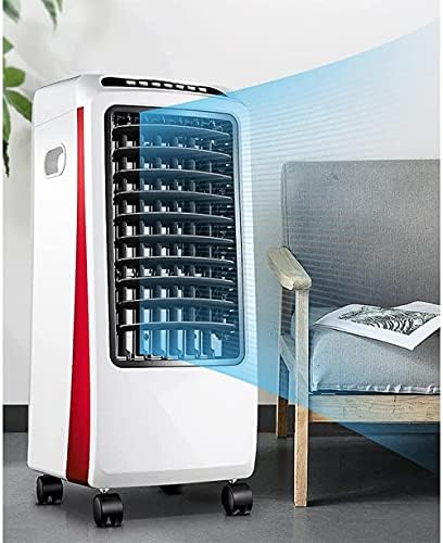 air Conditioner Unit for Home, Fan 7L Water Tank Fan Portable Fan Humidifier with Remote Control Mobile Cooling Fan/Humidifier for Home Office Bedroom