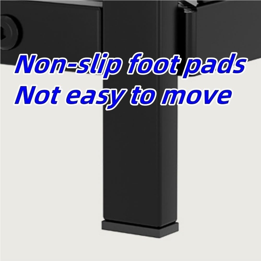 Seasoning Storage Rack, Countertop Spice Rack, Coffee Station Storage Rack, 2-layer Skin Care Product Rack, Metal Display Rack for Kitchen, Bathroom, Living Room(Black)