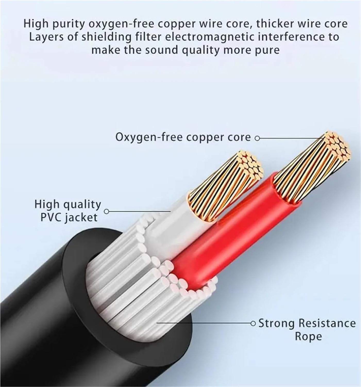 DMX 2-in-1 Cable, Power and 3-Pin XLR Signal Combo for Stage Lighting Connection(5)