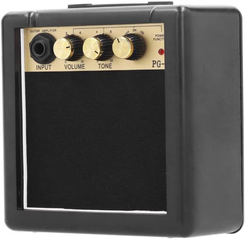 Guitar Amplifier Small Guitar Speaker Connect with Earphones Not Affect Others Two Power Supply Methods Suitable for Electric Guitars Folk Guitars