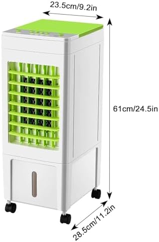 Portable Air Conditioners with LED Control Panel, Quiet Air Conditioner, 3 Wind Speeds Portable Air Conditioner, for Bedroom, Office(Gray)