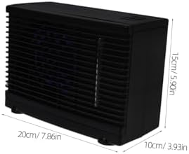 12v Mini Portable Car Air Conditioner High Efficiency Cooling Fan for Automotive 2 Speeds Low Noise