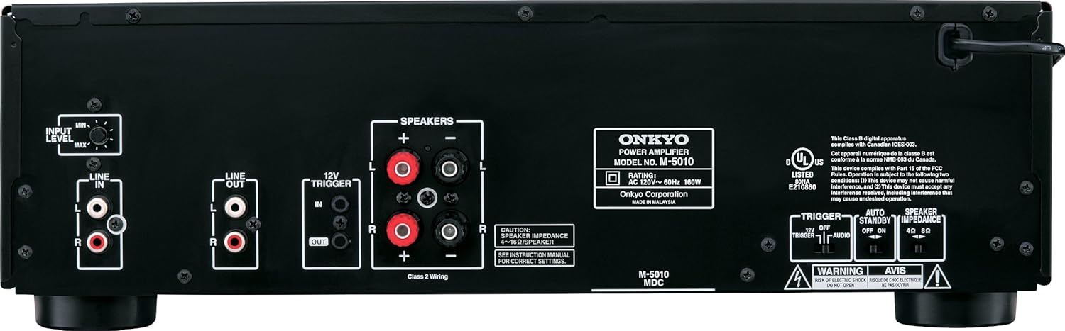 Onkyo M-5010 2-Channel Amplifier (Black)