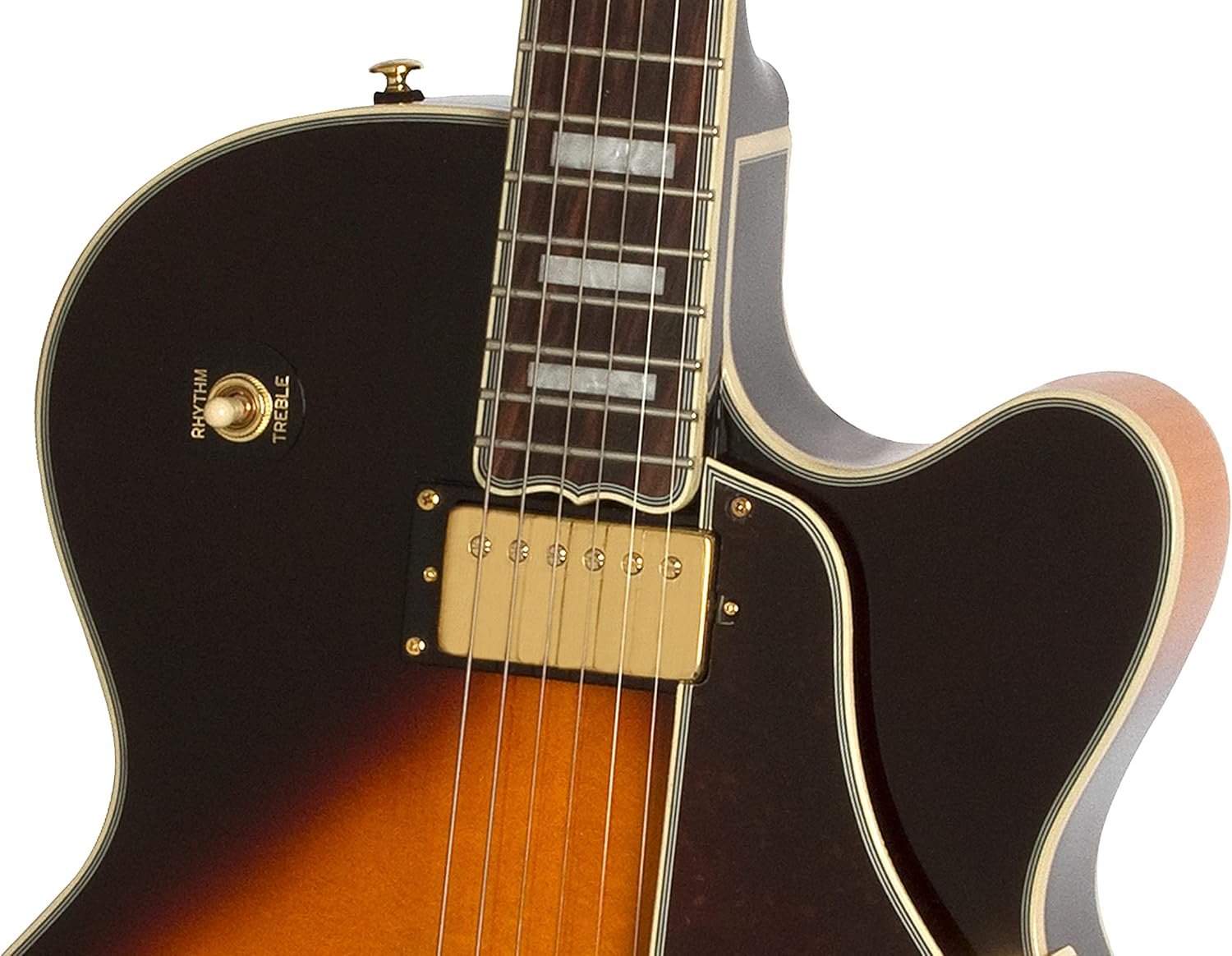 Epiphone Joe Pass Emperor II Pro Electric Guitar Vintage Sunburst