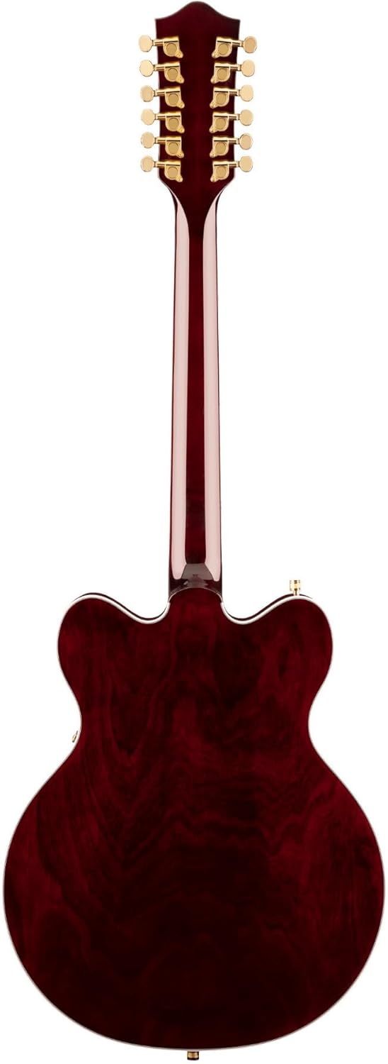 Gretsch G5422G-12 Electromatic Double-Cut 12-String Guitar Right-Handed (Walnut Stain) Bundle with Protective Sturdy Hard Case (2 Items)