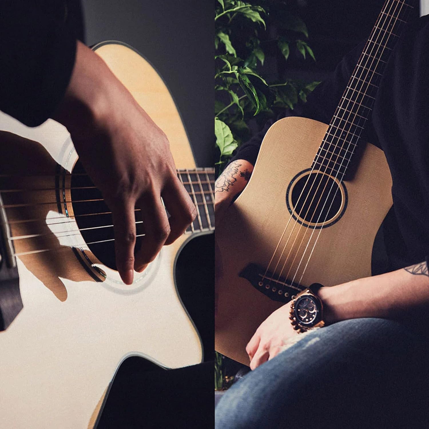 Parkwood S62 OM Body Acoustic Guitar - Natural