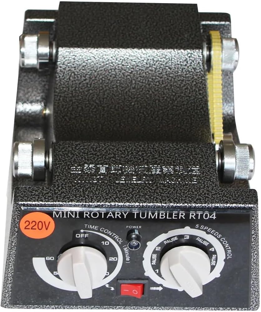 Jewelry Drum Polishing Machine Capacity 3kg Rotary Tumbler Tumbling Machine Mini Cleaning Jewelry Finishing Tools For Beginners DIY Use