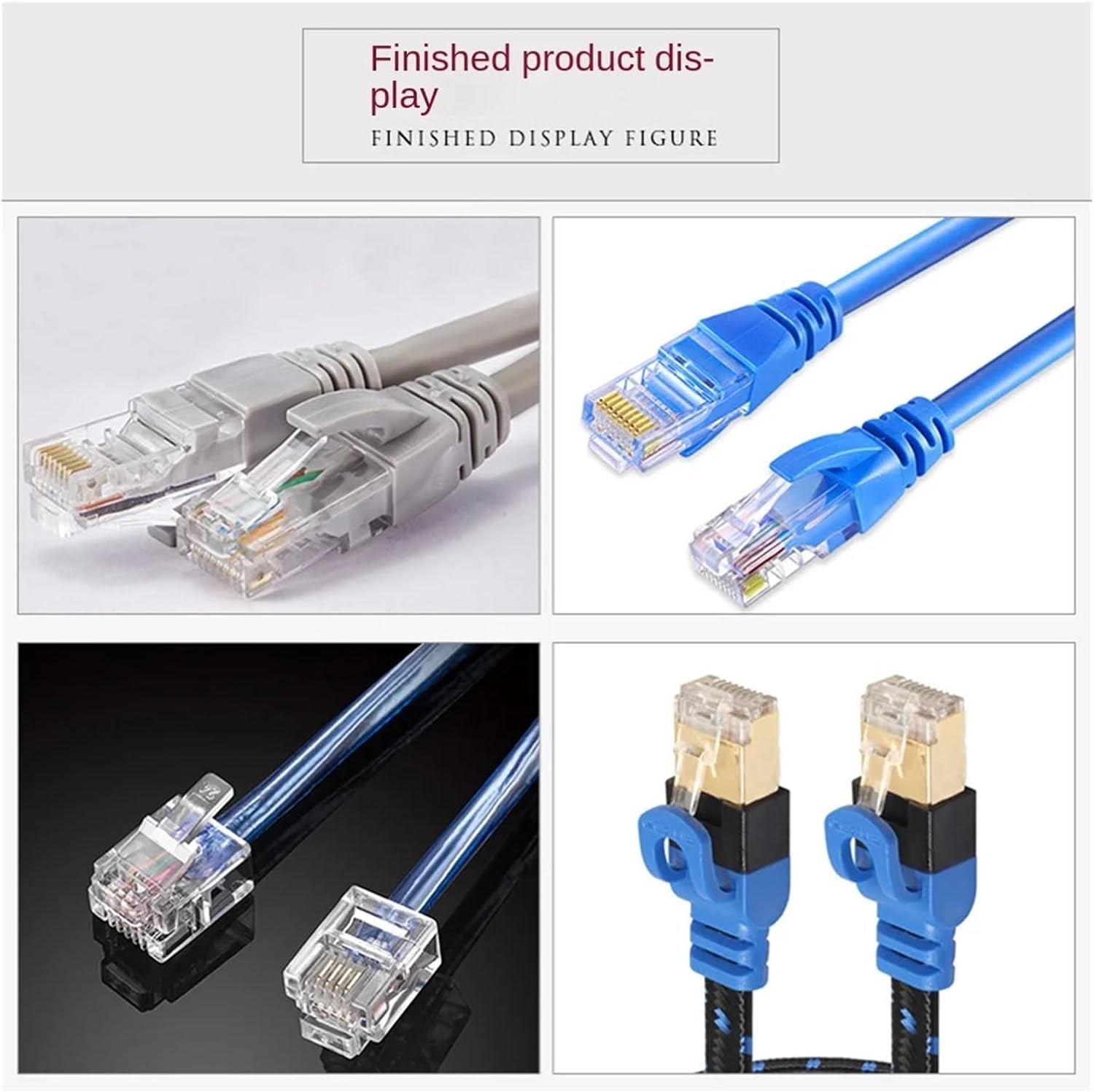 90W Semi-Automatic Rj45 Wire Crimping Machine, Rj11 Rj12 Cable Crimper 2P-8P Durability, Efficience