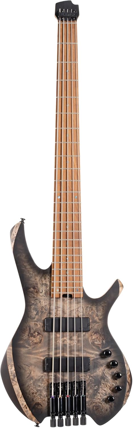 Cort 5-String Headless Space Bass Star Dust Black