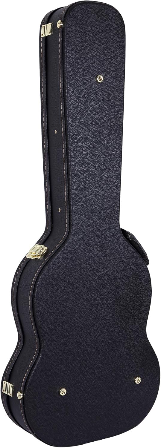 Crossrock Hardshell Arch Top wood case fits SG Electric Guitars-Black(CRW600SGBK)