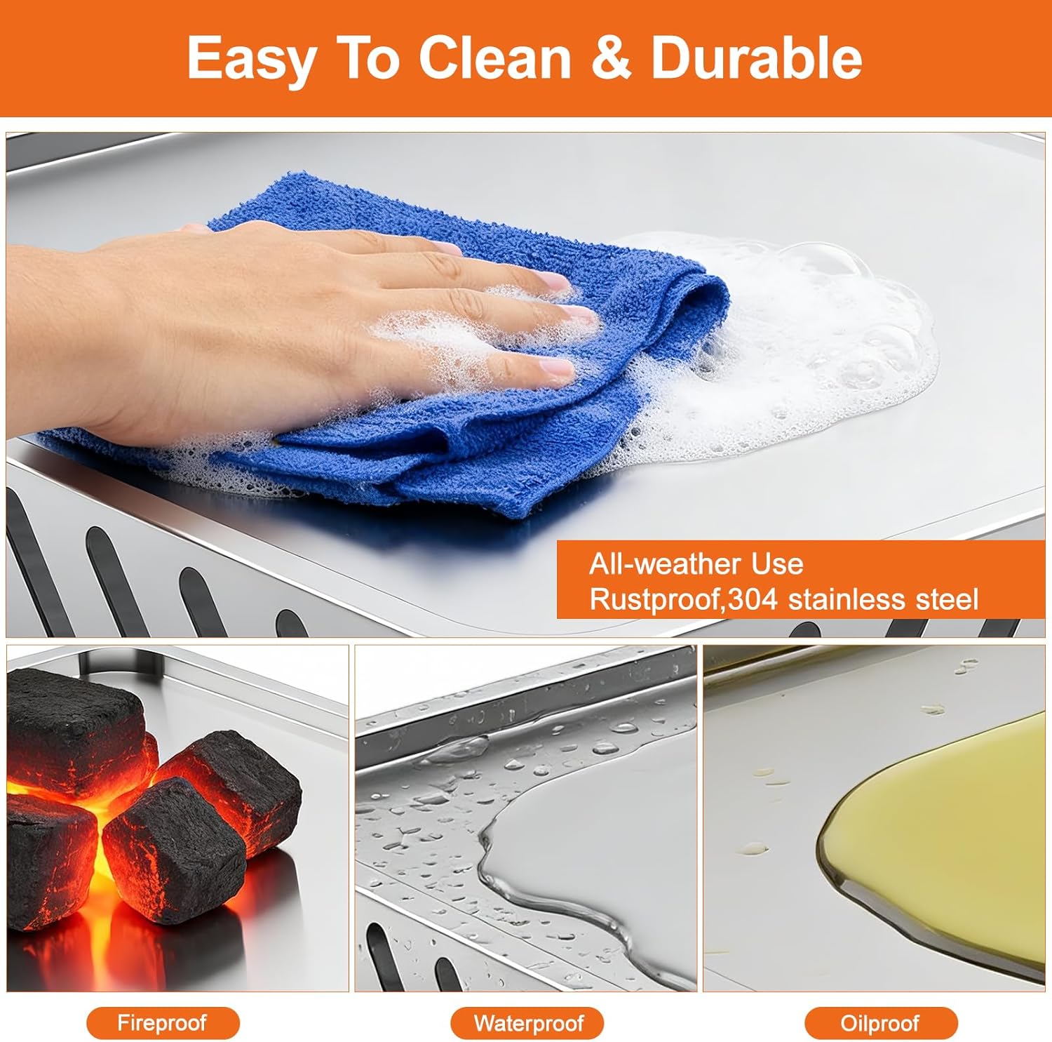 Compatible for Breeo Fire Pit X24 (25.6 Inch) - Fire Pit Base for Lawn & Deck Protection,Stainless Steel Metal Base,Heat Protection & Airflow,Fire Pit mat,Accessory for Outside & Indoor,for Solo Stove