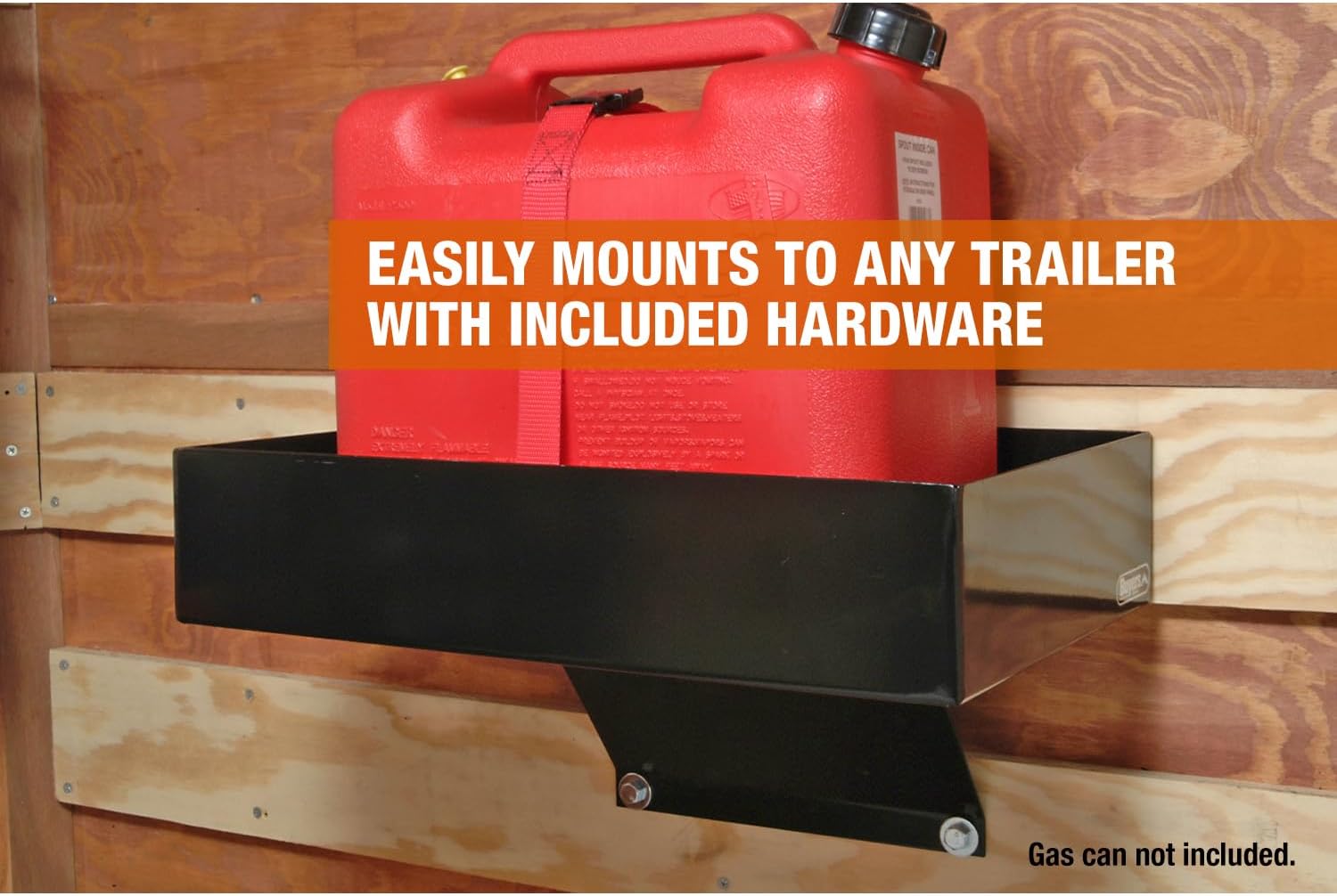 Buyers Products LT30 Gas Container Rack for Open & Enclosed Landscape Trucks and Trailers, 2.5/5 Gallon Can Holder, Made In The USA, Landscape Trailer Accessories, Lawn Care Equipment, Landscape Tools