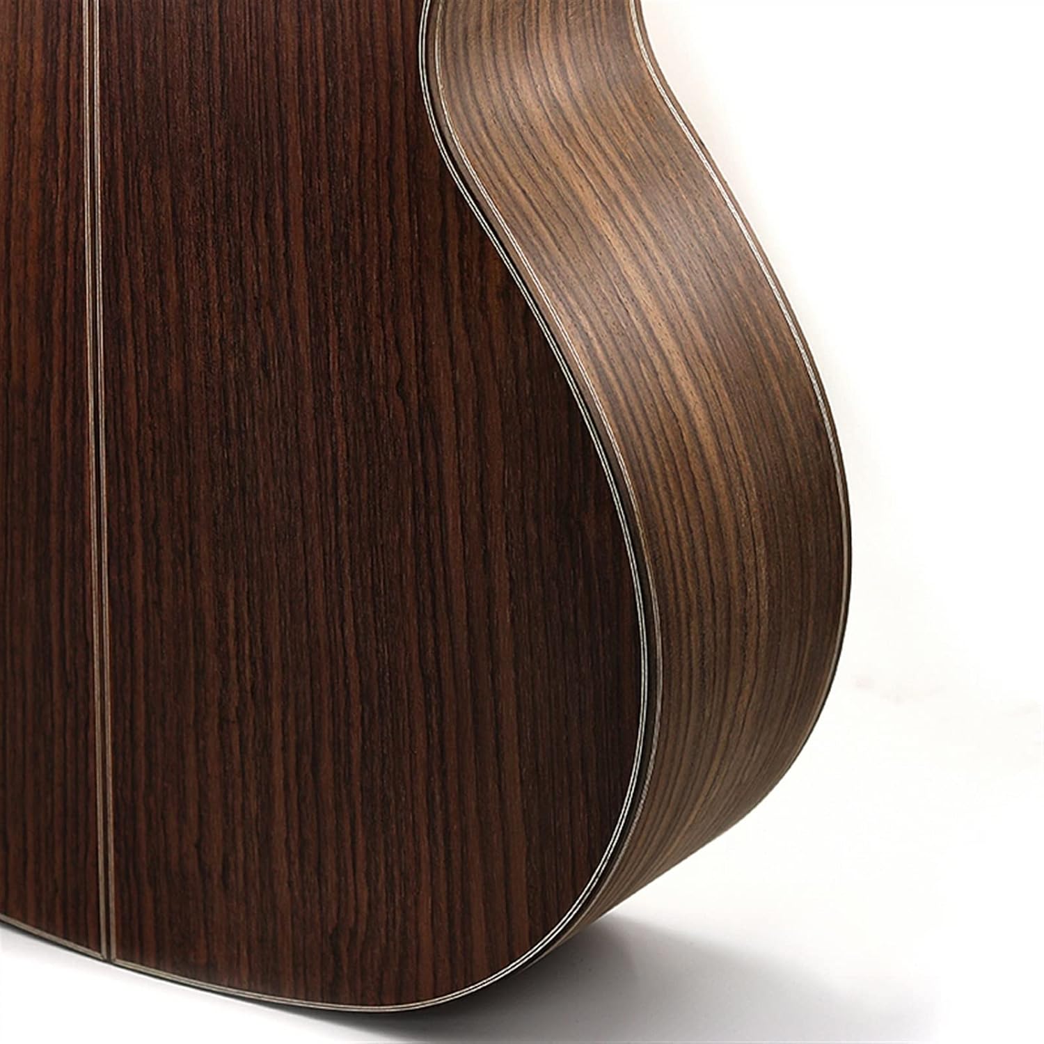 Folk Guitar Missing Corner Full Single Finished Barrel Combination Rosewood Spruce Veneer DIY Guitar Material DIY Guitar Kit