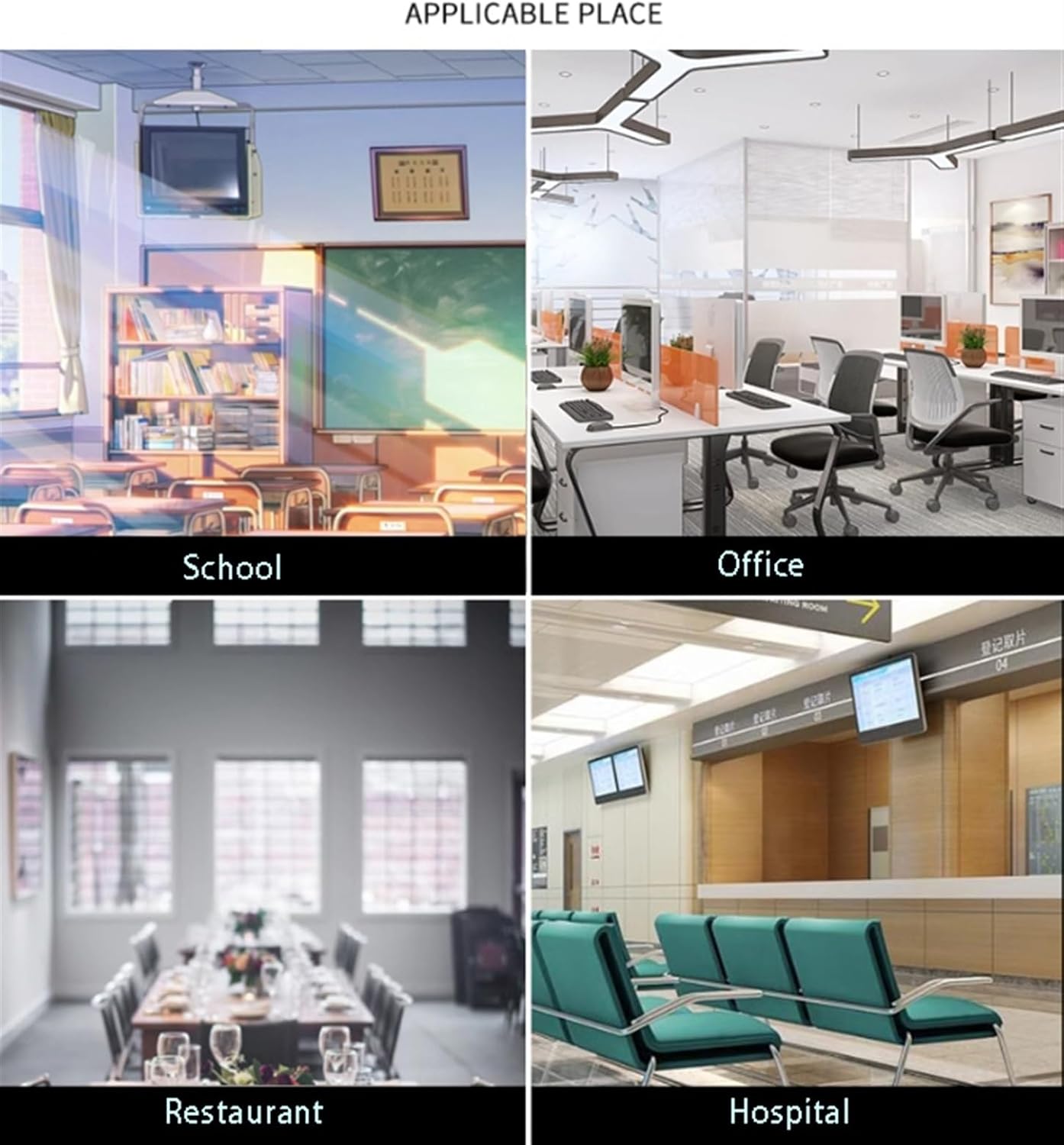 Air conditioning deflector Angle Adjustable Air Conditioner Deflector for Ceiling Central Air Conditioning, Hotel Home 11.8 Inch Widened Prevent The Air From Blowing Straight