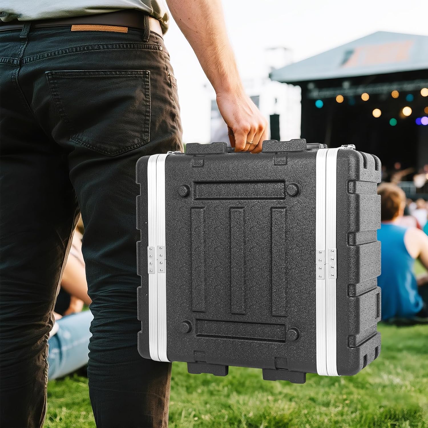 6U ABS Rack Case Shallow 17