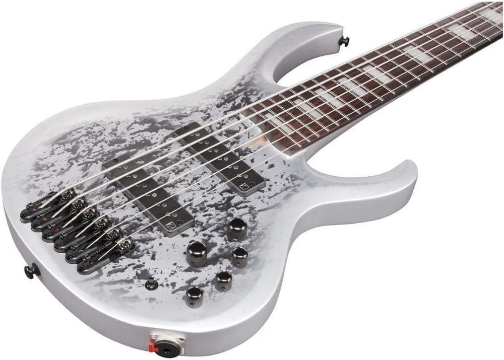 Ibanez 25th-anniversary BTB Standard 6-string Electric Bass Guitar - Silver Blizzard Matte