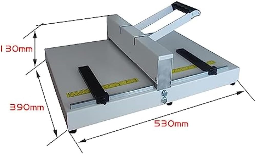 350Mm Scoring Paper Creaser Machine, A3/A4 Paper Folding Machine, Scoring Creasing Machine with Positioning Ruler, for Invitations, Envelopes, Tickets, Greeting Cards, Bo
