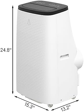 14000 BTU Portable Air Conditioner, 3-In-1 Cooling, Dehumidifying and Fan for 700 Sq.Ft Rooms with Window Kit and Auto-Drain Tech