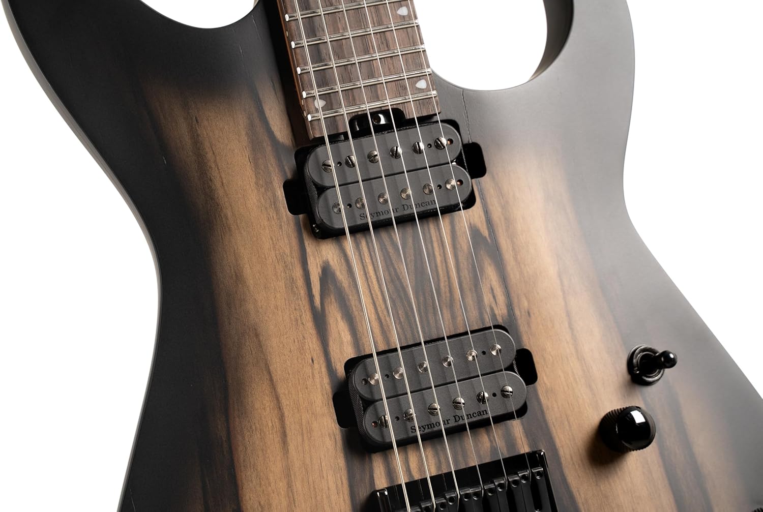 Cort KX500 6-String Pale Moon Electric Guitar, Natural Black Burst