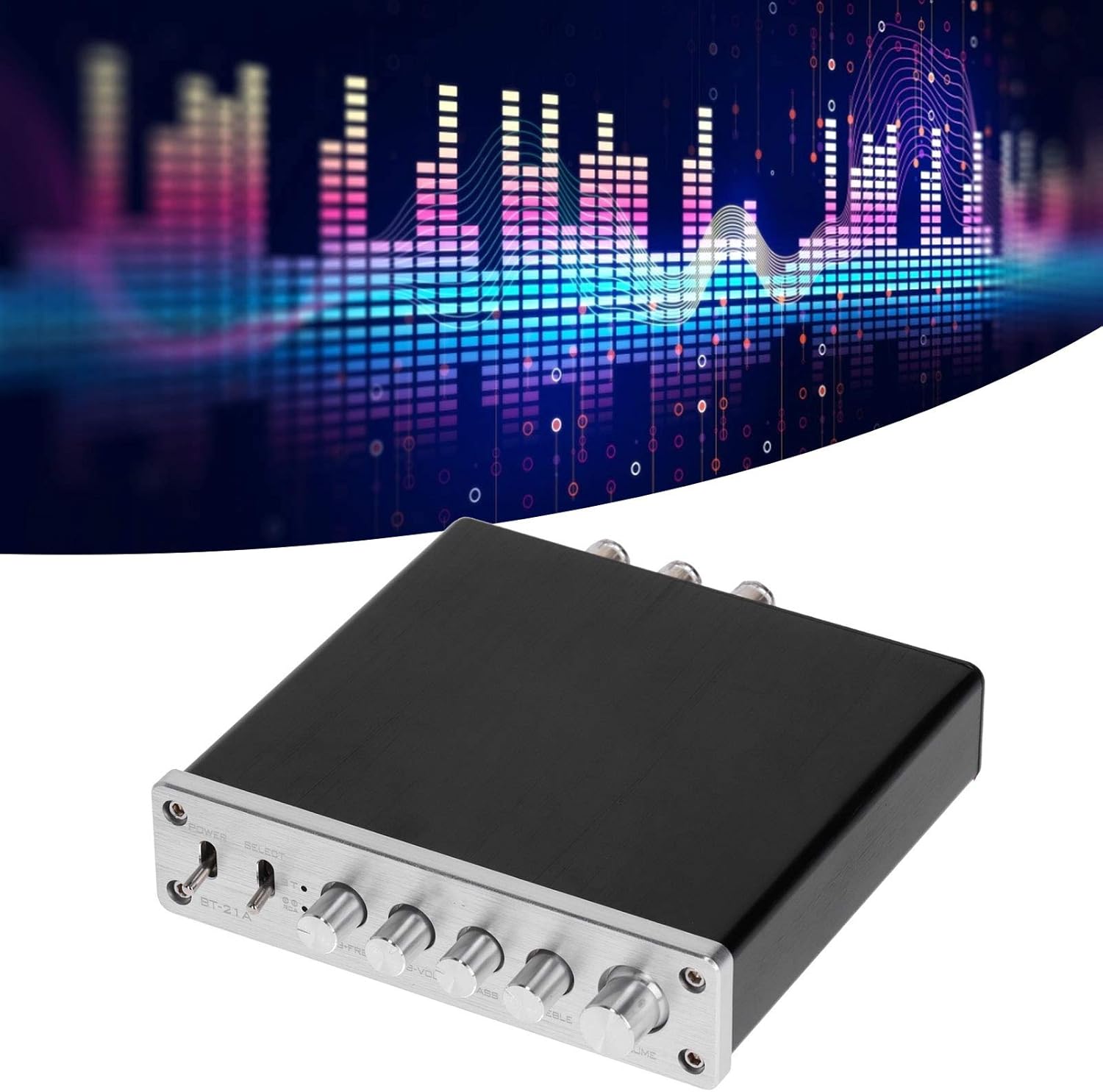 100w Dc12v~24v Ungentlemanly Warfare Movie Audio Equalizer Phono Preamp Digital Amplifier Headphone Amp Hi Fi Stereo Audio High Power Amp for Home