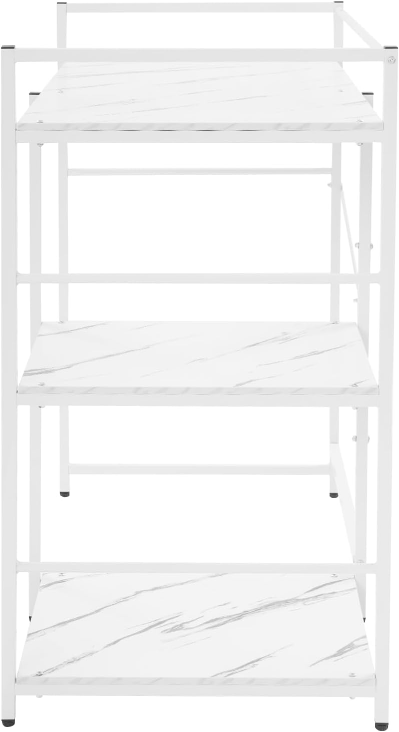 3-tier Washing Machine Storage Shelf Over Washer Storage Shelf Washing Machine Utility Rack Washer Dryer Storage Shelves Suitable for Machines Width Within 25.6