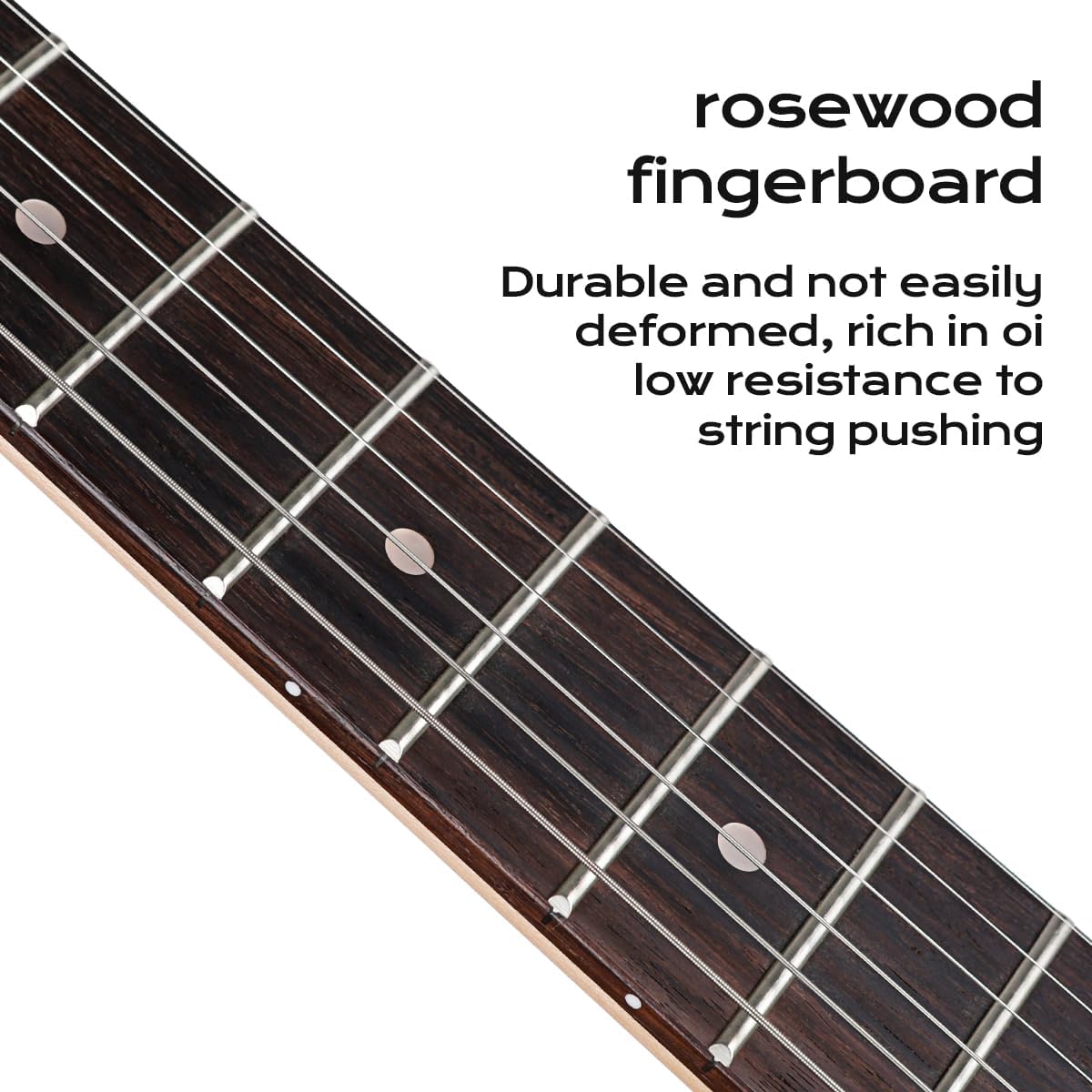 Bullfighter Electric Guitar Kit 39 Inch Full Size,6 Extra String, Picks, Gig Bag, Shoulder Strap, Cable (D170) (Red)