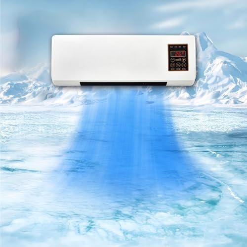 Mute Wall Mounted Air Conditioner, 2 in 1 Wall Mounted Desktop Portable Air Conditioner, Can Be Timed Ductless Air Conditioner With Remote Control for Bedroom, Office