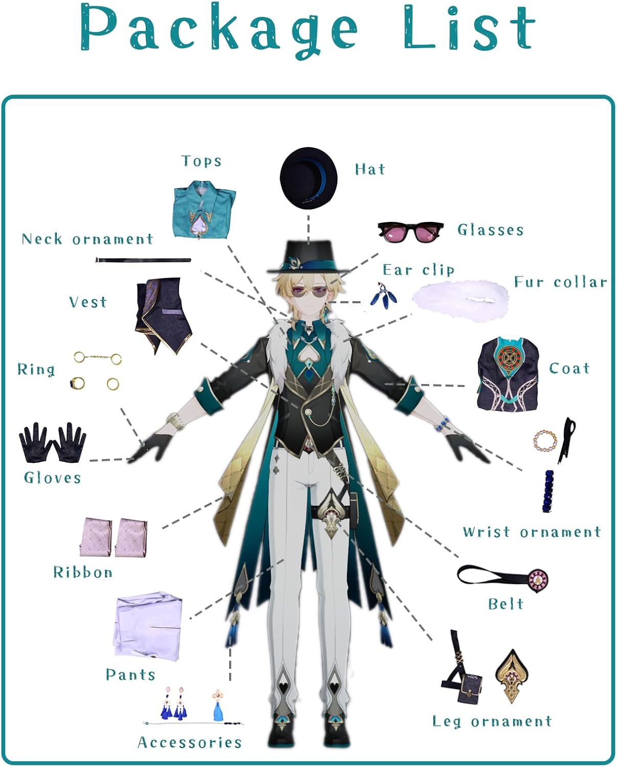 NSPSTT Honkai Star Rail Cosplay Costume Game Cosplay Outfit Full Set