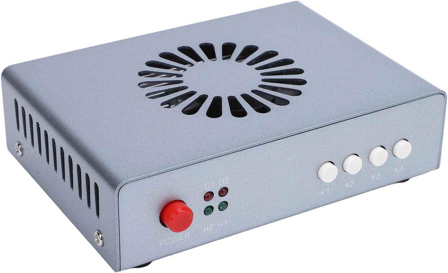 HD Multimedia Interface Synthesizer Fuser Combiner Advanced 2K 144Hz DMA Hardware Adaptive Display Overlay Plug Play for Financial Trading Rooms Data Centers Aluminum Alloy (US Plug)