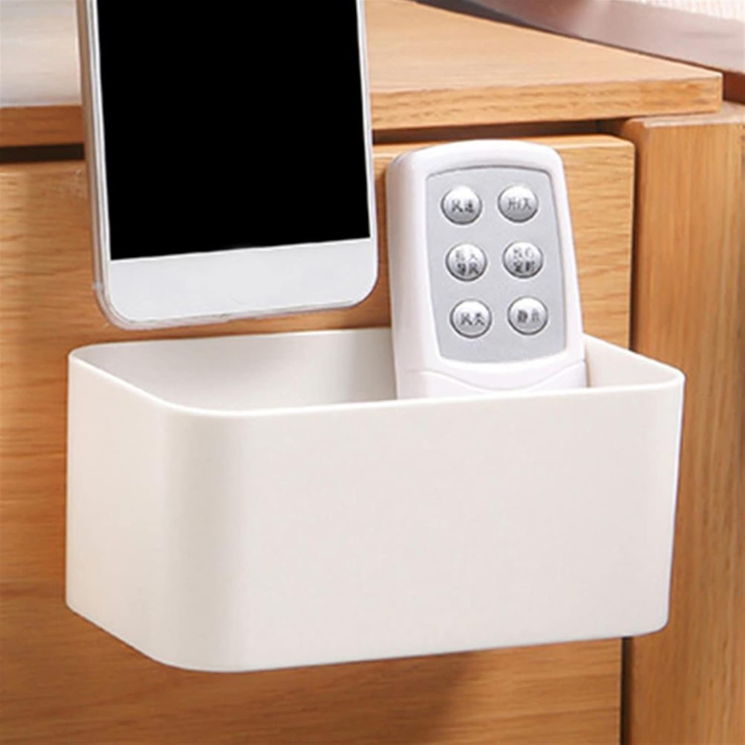 Under Bed Storage Wall Hanging Box of TV Air Conditioner Remote Control (Color : Gray) (Blue)