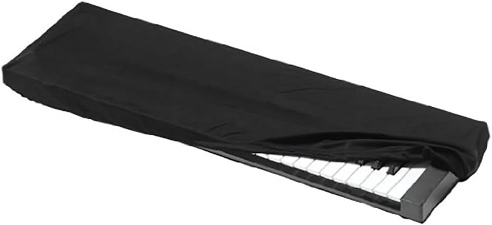 Arturia KeyLab 61 mk3 Professional MIDI Controller and Software (White) Bundle with Auray FP-P1L Sustain Pedal, Medium Keyboard Dust Cover, and 10' Black Midi cable