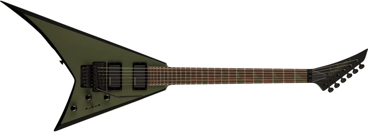 Jackson X Series Rhoads RRX24 - Matte Army Drab with Black Bevels