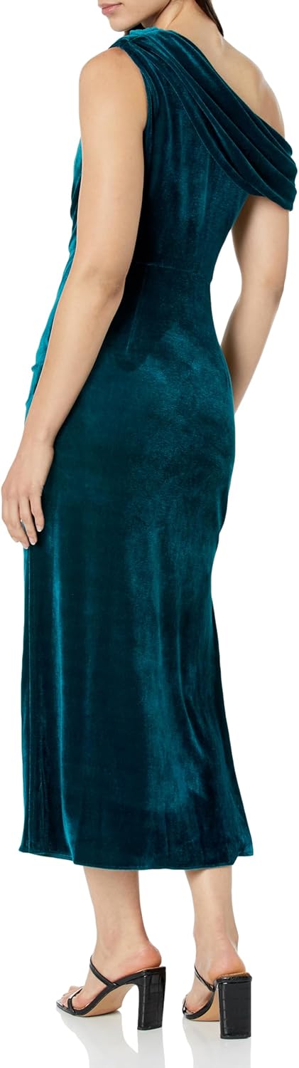Shoshanna Women's Grover Gemstone Velvet Midi Dress