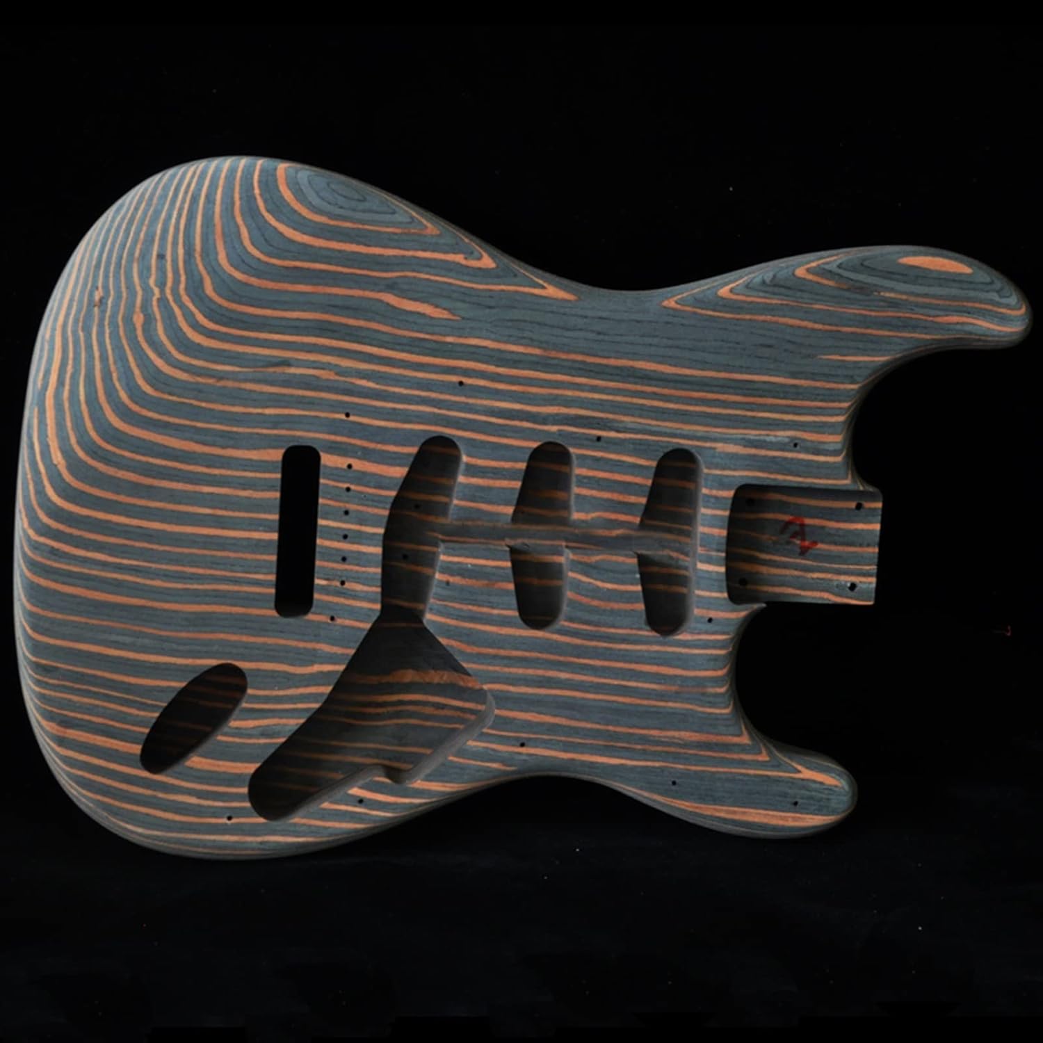 DIY Electric Guitar Kit DIY 40 Inches Electric Guitar Kit with Zebrawood Body Zebra Wood Neck and Fingerboard 22 Fret SSS Pickups Builder Kits