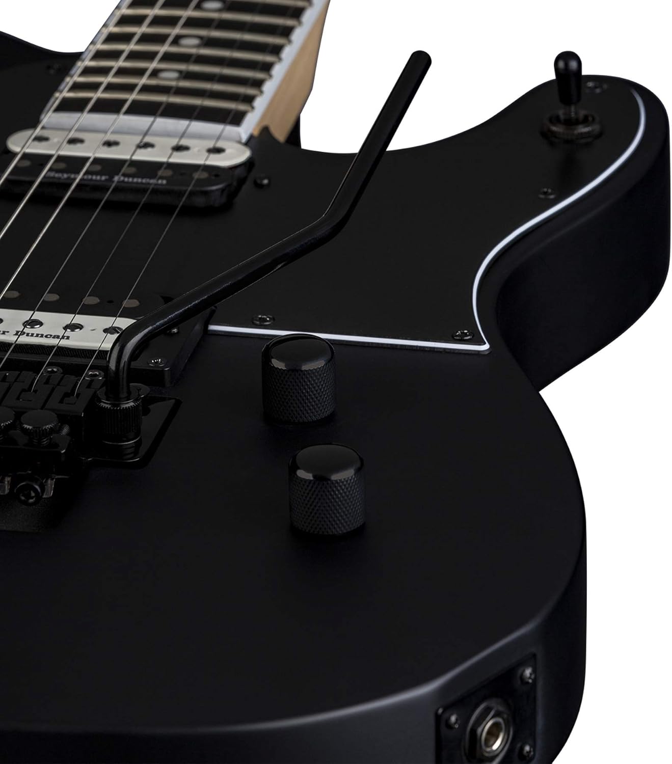 Dean Nash Vegas Select Floyd Flat Top Electric Guitar, Black Satin, NV SEL F BKS