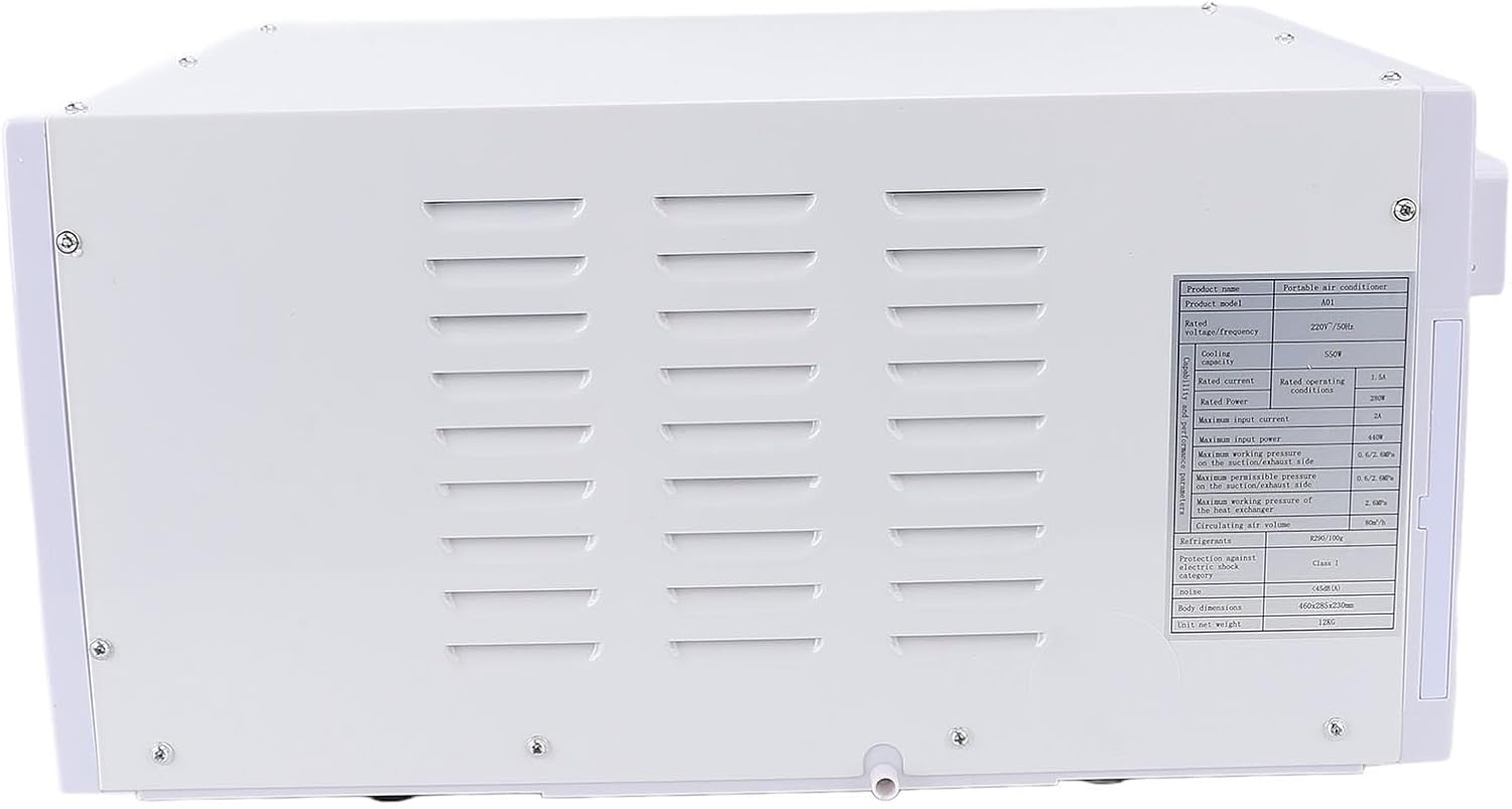 Portable Air Conditioner Small Cooling AC Unit Industrial for Outdoor Tent Camping RV Office Room 1876BTU (US Plug 110V)